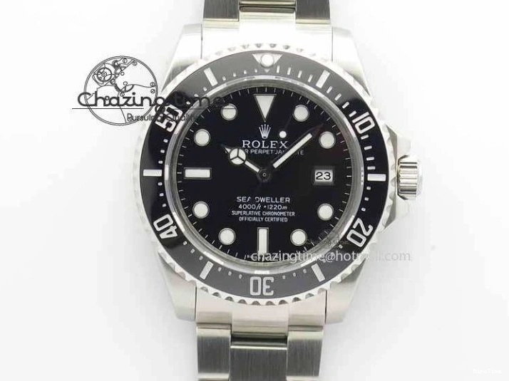 MiroTime 0322 Timeless Sea-Dweller 116600 Black Ceramic BP Maker Best Edition On SS Bracelet SA 3680